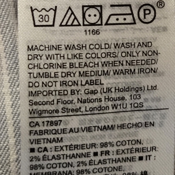 ❤️ Gap Blue Striped Shorts - Picture 7 of 9